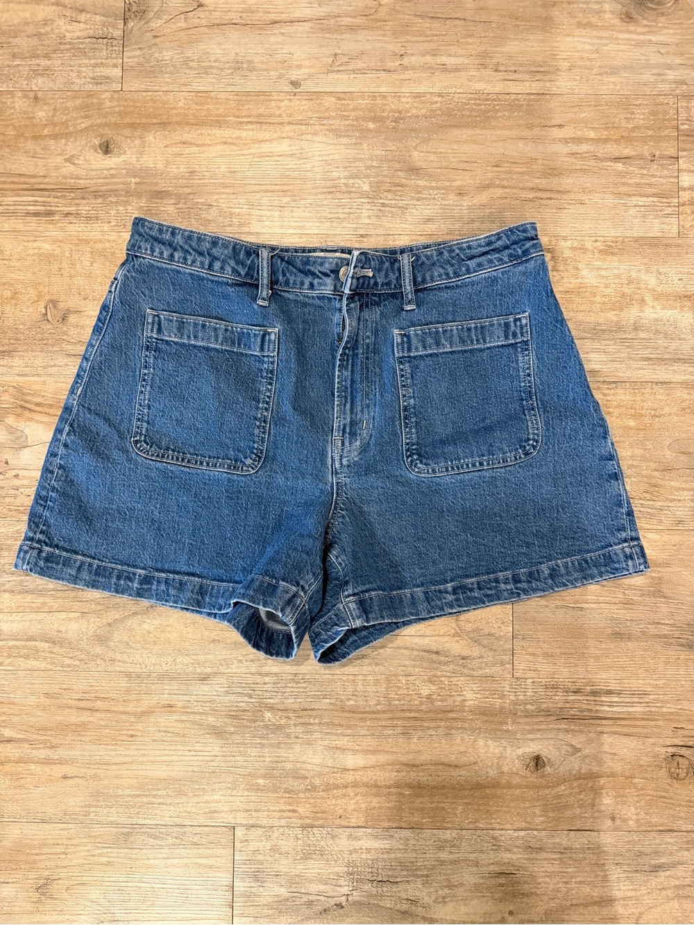 Madewell High Rise Sailor Shorts Curvy size 31